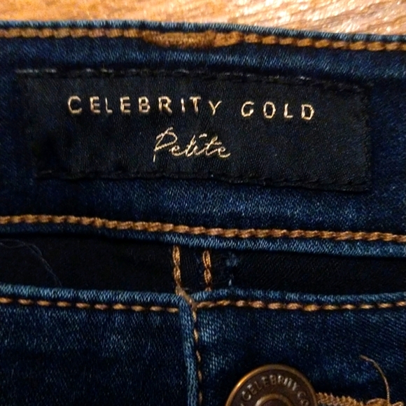 Celebrity Gold Vintage Stretch Ankle Jeans - Picture 4 of 7